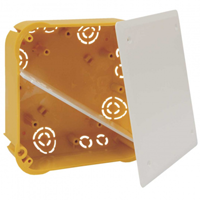 коробка копос распределительная квадратная с крышкой в гипсокартон 116х116х45 ko 110/l
