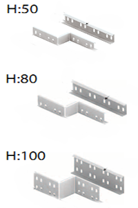 соединитель редукционный левосторонний для стальных оцинкованных кабельных лотков