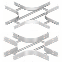 крестовина кабельного лотка стального оцинкованного лестничного типа кабельрост