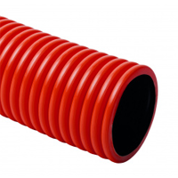 двухслойная труба кабельная двустенная копофлекс гибкая Kopoflex двухстенная для прокладки кабеля провода в грунте копос